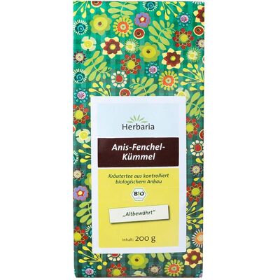 Herbaria Bio-Kräutertee "Anis-Fenchel-Kümmel", lose, 200 g Herbaria Bio-Kräutertee "Anis-Fenchel-Kümmel", lose, 200 g