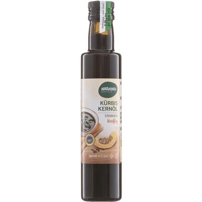 NATURATA Bio-Kürbiskernöl "Steirisch", kräftig, 250 ml NATURATA Bio-Kürbiskernöl "Steirisch", kräftig, 250 ml