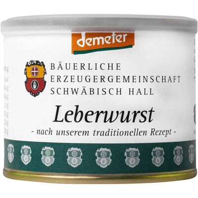 Bäuerliche Erzeugergemeinschaft Schwäbisch Hall Bio-Leberwurst, 200 g Bäuerliche Erzeugergemeinschaft Schwäbisch Hall Bio-Leberwurst, 200 g