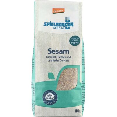 Spielberger Mühle Bio-Sesam ungeschält, 400 g Spielberger Mühle Bio-Sesam ungeschält, 400 g
