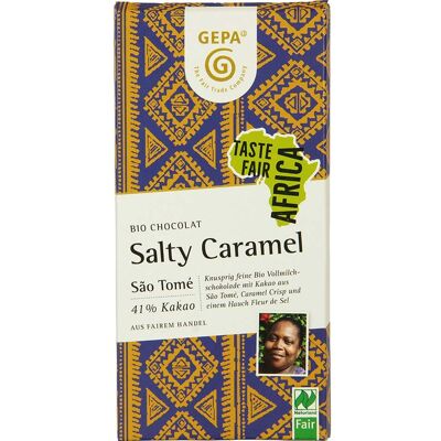 GEPA Bio-Vollmilchschokolade Caramel Salz 80 g GEPA Bio-Vollmilchschokolade Caramel Salz 80 g