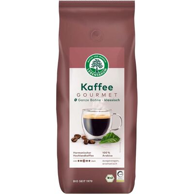 LEBENSBAUM Bio-Kaffee "Gourmet" ganze Bohnen, 1 kg LEBENSBAUM Bio-Kaffee "Gourmet" ganze Bohnen, 1 kg