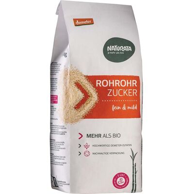NATURATA Bio-Rohrohrzucker fein & mild, demeter-zertifiziert, 1 kg NATURATA Bio-Rohrohrzucker fein & mild, demeter-zertifiziert, 1 kg