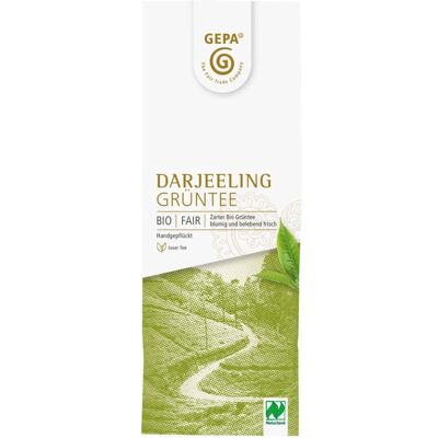 GEPA Grüner Bio-Tee Darjeeling, 100g GEPA Grüner Bio-Tee Darjeeling, 100g