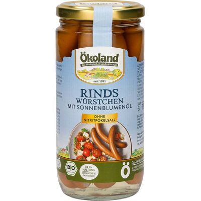 Ökoland Bio-Rindswürstchen, 380 g Ökoland Bio-Rindswürstchen, 380 g