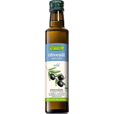 RAPUNZEL Bio-Olivenöl mild, nativ extra, 0,25 l RAPUNZEL Bio-Olivenöl mild, nativ extra, 0,25 l