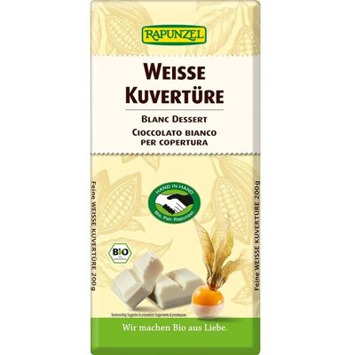 RAPUNZEL Weiße Bio-Kuvertüre, 200 g RAPUNZEL Weiße Bio-Kuvertüre, 200 g