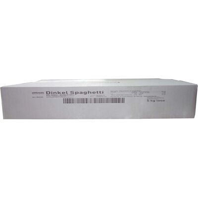 NATURATA Bio-Dinkel-Spaghetti, demeter-zertifiziert, 5 kg NATURATA Bio-Dinkel-Spaghetti, demeter-zertifiziert, 5 kg