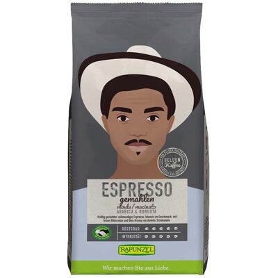 RAPUNZEL - Bio Fairtrade Kaffee - Arabica & Robusta - Voll Espresso RAPUNZEL - Bio Fairtrade Kaffee - Arabica & Robusta - Voll Espresso