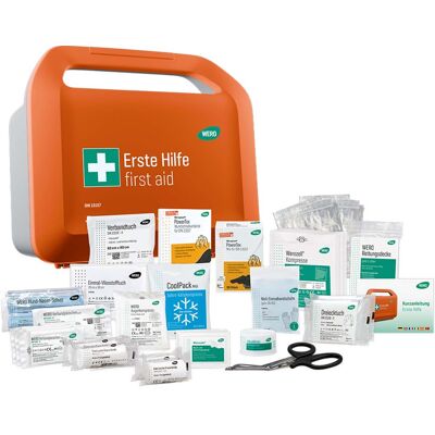 WERO Erste-Hilfe-Koffer "Smart Case" DIN 13157, klein, mit PowerTex Pflaster WERO Erste-Hilfe-Koffer "Smart Case" DIN 13157, klein, mit PowerTex Pflaster