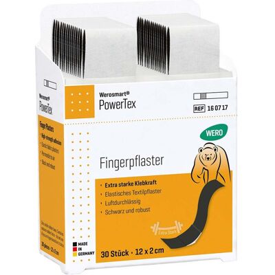 WERO Werosmart PowerTex Fingerpflaster, 12 x 2 cm, 30 Stück für WERO Smart Box WERO Werosmart PowerTex Fingerpflaster, 12 x 2 cm, 30 Stück für WERO Smart Box