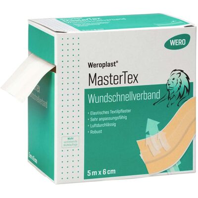 WERO Wundschnellverband "Weroplast MasterTex", elastisch 5 m x 6 cm WERO Wundschnellverband "Weroplast MasterTex", elastisch 5 m x 6 cm