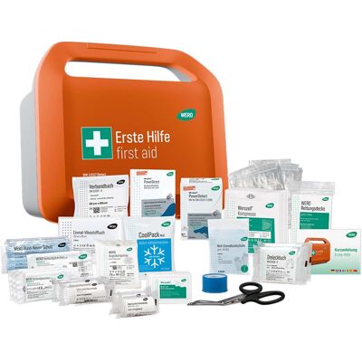 WERO Erste-Hilfe-Koffer "Smart Case" DIN 13157, klein, detektierbar, inkl. Wandhalterung WERO Erste-Hilfe-Koffer "Smart Case" DIN 13157, klein, detektierbar, inkl. Wandhalterung