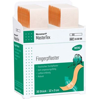 WERO Werosmart MasterTex Fingerpflaster, 12 x 2 cm, 30 Stück für WERO Smart Box WERO Werosmart MasterTex Fingerpflaster, 12 x 2 cm, 30 Stück für WERO Smart Box
