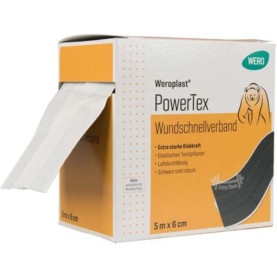 WERO Wundschnellverband 'Weroplast PowerTex', elastisch 5 m x 6 cm WERO Wundschnellverband 'Weroplast PowerTex', elastisch 5 m x 6 cm