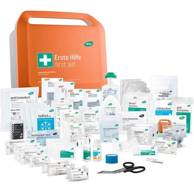 WERO Erste-Hilfe-Koffer "Smart Case" DIN 13157, groß, für Lebensmittelverarbeitung WERO Erste-Hilfe-Koffer "Smart Case" DIN 13157, groß, für Lebensmittelverarbeitung