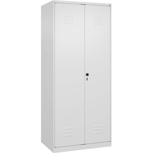 C+P Wäsche-/Garderobenspind Classic PLUS, 2 Abteile, 1850x800x500mm, Verkehrsweiß