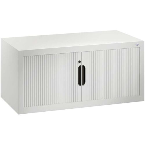 C+P Rollladenaufsatz-Schrank lichtgrau 100cm