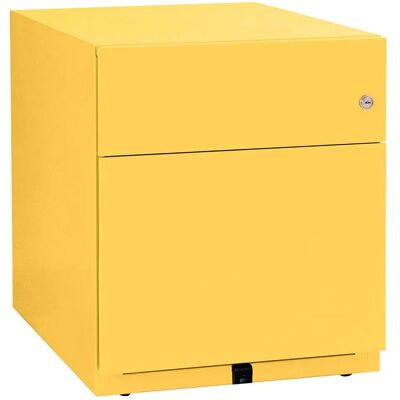 BISLEY Rollcontainer "Note" 1 Schublade, 1 HR T 56,5 cm zinkgelb BISLEY Rollcontainer "Note" 1 Schublade, 1 HR T 56,5 cm zinkgelb