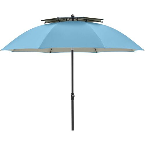 doppler Sonnenschirm "GS WINDPROFI NEO" mit Tragetasche Ø 200 cm, blau