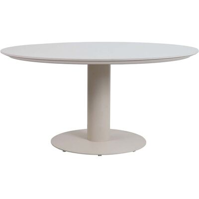Gartentisch "Porto" rund Ø 130 x H 74 cm, Sinterstein, Stahl, Aluminium, sand Gartentisch "Porto" rund Ø 130 x H 74 cm, Sinterstein, Stahl, Aluminium, sand