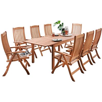 Rondo Gartenmöbel-Set 'Calea', 9-teilig, 8 Sessel, 1 Tisch Rondo Gartenmöbel-Set 'Calea', 9-teilig, 8 Sessel, 1 Tisch
