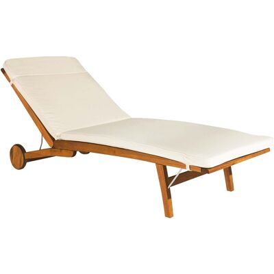 Rondo Auflage für Sonnenliege 'Talisa' 200 x 58 x 6 cm, Bezug aus Polyester, natur Rondo Auflage für Sonnenliege 'Talisa' 200 x 58 x 6 cm, Bezug aus Polyester, natur