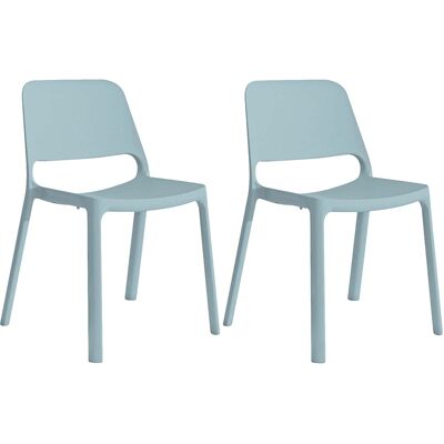 Mayer Stuhl - Blau Stapelbar UV-beständig Outdoor-Möbel Mayer Stuhl - Blau Stapelbar UV-beständig Outdoor-Möbel