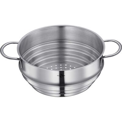 " Dämpfeinsatz aus Edelstahl für Töpfe mit ø 16-20 cm " Dämpfeinsatz aus Edelstahl für Töpfe mit ø 16-20 cm