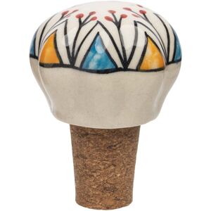 tranquillo Flaschenverschluss "FLORAL", gelb tranquillo Flaschenverschluss "FLORAL", gelb