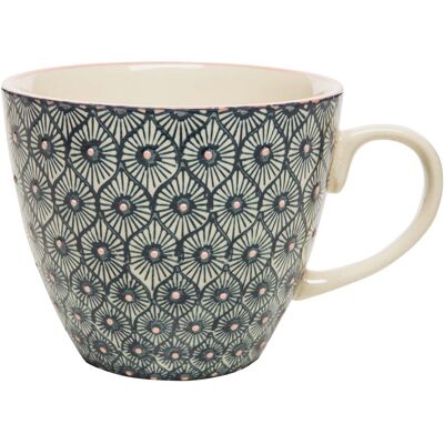 tranquillo Tasse "MIX'N'MATCH" aus Steinzeug, 500 ml, blau/rosa tranquillo Tasse "MIX'N'MATCH" aus Steinzeug, 500 ml, blau/rosa