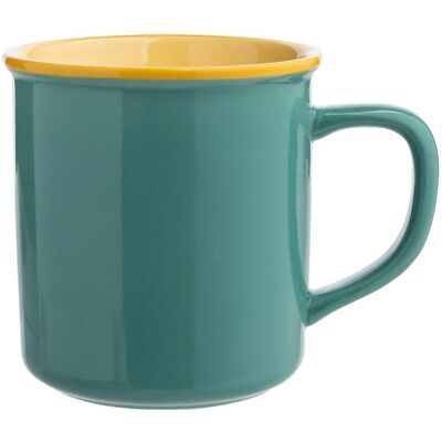 tranquillo Tasse "GREEN CANDY" aus Steinzeug, 400 ml, grün/gelb tranquillo Tasse "GREEN CANDY" aus Steinzeug, 400 ml, grün/gelb