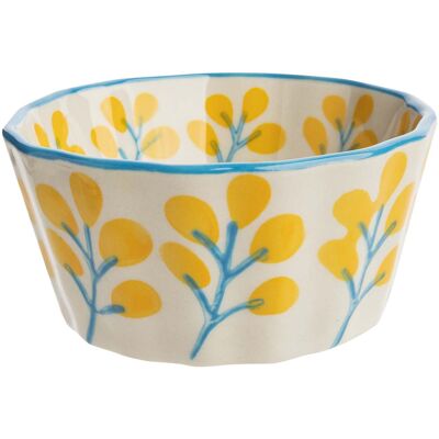 tranquillo Muffinform "FLORAL" aus Steinzeug, 4 x Ø 8 cm , FLORAL blau tranquillo Muffinform "FLORAL" aus Steinzeug, 4 x Ø 8 cm , FLORAL blau