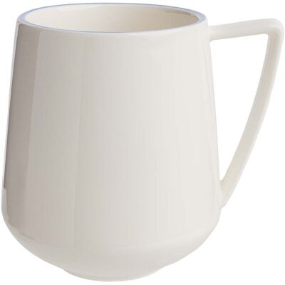 tranquillo Tasse "TINTED GRACE" aus Porzellan, 400 ml, weiß/sky tranquillo Tasse "TINTED GRACE" aus Porzellan, 400 ml, weiß/sky