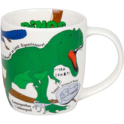 Könitz Kinder-Tasse "Kid´s Wissen Dinos" 230 ml aus Porzellan Könitz Kinder-Tasse "Kid´s Wissen Dinos" 230 ml aus Porzellan