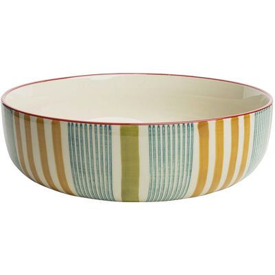 tranquillo Schüssel "STRIPES" aus Steinzeug Ø 30 cm, bunt tranquillo Schüssel "STRIPES" aus Steinzeug Ø 30 cm, bunt