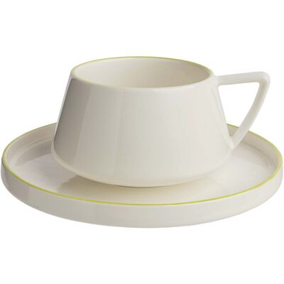 tranquillo Tasse mit Untertasse "TINTED GRACE" limon tranquillo Tasse mit Untertasse "TINTED GRACE" limon