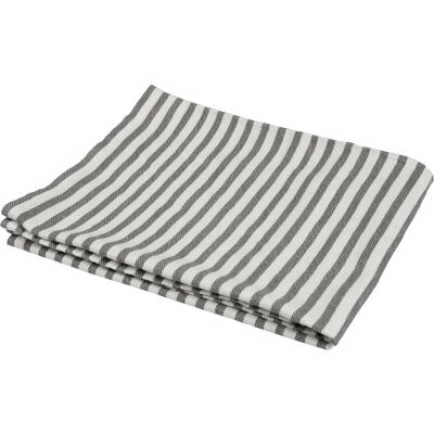 memo Geschirrtuch aus Bio-Baumwolle, Fairtrade, 50 x 70 cm, anthrazit gestreift memo Geschirrtuch aus Bio-Baumwolle, Fairtrade, 50 x 70 cm, anthrazit gestreift