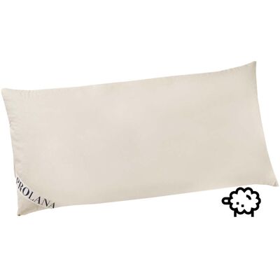 Prolana Schurwoll-Kissen 40x80cm J. 700g SSW-Kügel. Prolana Schurwoll-Kissen 40x80cm J. 700g SSW-Kügel.