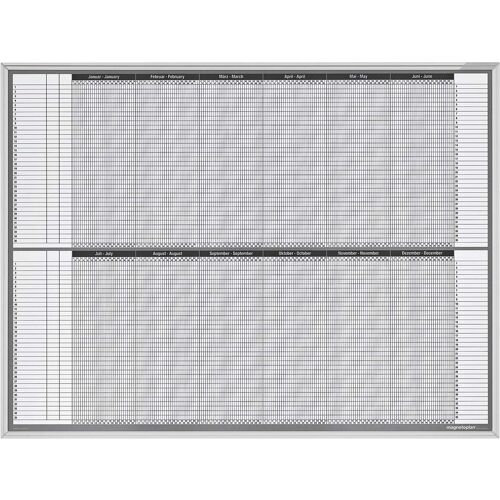 magnetoplan Whiteboard Plantafel, Personal- und Projektplaner