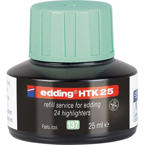 edding Nachfülltinte "HTK 25" für Textmarker "24 EcoLine" pastellgrün