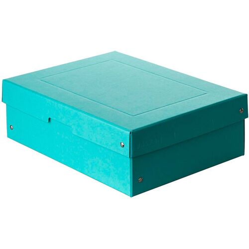 Falken Aufbewahrungsbox "PURE Box" Pastell, DIN A4, 100 mm Höhe, azur