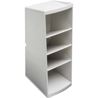 Exacompta Ordnungshelfer "Multitower AutentiK" 4 Fächer, 230 x 80 x 110 mm, weiß Exacompta Ordnungshelfer "Multitower AutentiK" 4 Fächer, 230 x 80 x 110 mm, weiß