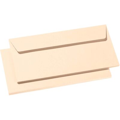 20 Clairefontaine Briefumschläge 'Pollen' DL, Haftklebung, o. Fenster, 120 g/m² elfenbein 20 Clairefontaine Briefumschläge 'Pollen' DL, Haftklebung, o. Fenster, 120 g/m² elfenbein