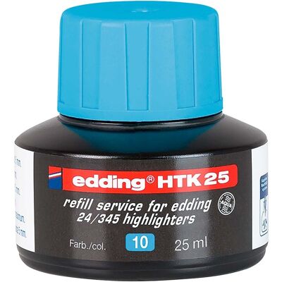 edding Nachfülltinte "HTK25" für Textmarker "24 EcoLine" blau edding Nachfülltinte "HTK25" für Textmarker "24 EcoLine" blau