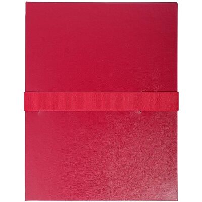 10 Exacompta Dokumentenmappen "Balacron", Klettverschlussband, DIN A4, bordeauxrot 10 Exacompta Dokumentenmappen "Balacron", Klettverschlussband, DIN A4, bordeauxrot