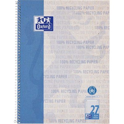 OXFORD Recycling Collegeblock A4+, 80 Blatt, liniert mit Doppelrand, 90 g/m² OXFORD Recycling Collegeblock A4+, 80 Blatt, liniert mit Doppelrand, 90 g/m²