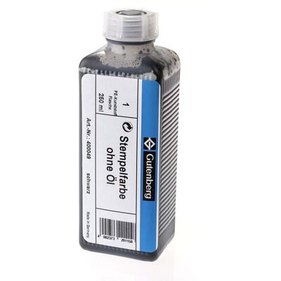 Gutenberg Stempelfarbe 250 ml schwarz Gutenberg Stempelfarbe 250 ml schwarz