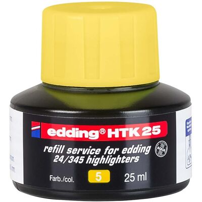 edding Nachfülltinte "HTK25" für Textmarker "24 EcoLine" gelb edding Nachfülltinte "HTK25" für Textmarker "24 EcoLine" gelb
