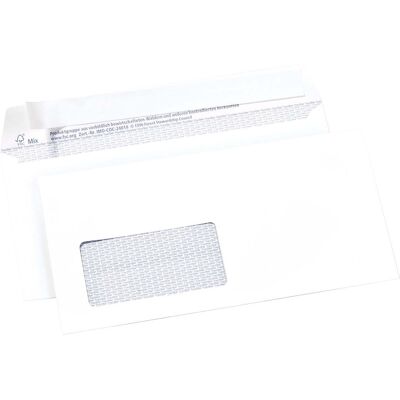 " 250 Laser-Briefhüllen DIN Lang HK mF 100g " 250 Laser-Briefhüllen DIN Lang HK mF 100g